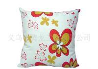 全棉活性印花帆布靠枕 尺寸定制，打造個(gè)性化家居舒適角落